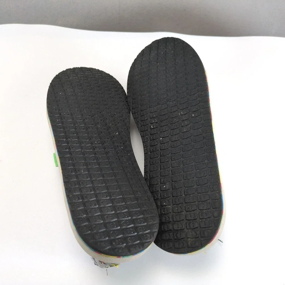 Sanuk Grateful Dead Vagabond Sidewalk Surfer Gray Slip On Shoes Womens 11 Mens 9